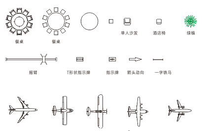 活动布局平面常用布局图标-ZQ11.0